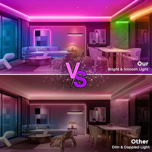YILINM Neon RGB Rope Lights,IP67 Waterproof,Flexible Led Rope Lights,Control with App/Remote,Music Sync,for Gaming Room Living Bedroom Wall Decor (20FT) view 3