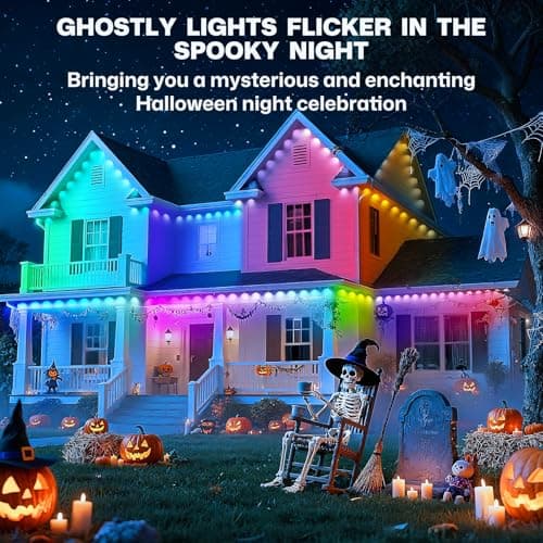 Permanent Outdoor Lights, 100FT Outdoor Lights, Ceiling Lights view 2