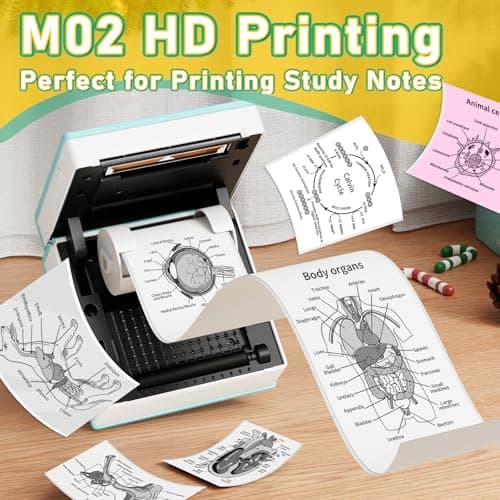 Phomemo Mini Sticker Printer, M02 Sticker Maker Machine view 3