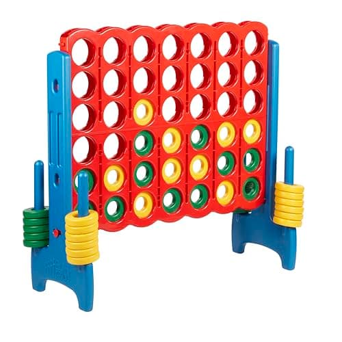 ECR4Kids Jumbo 4-To-Score, Giant Game, Assorted