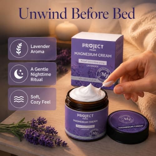 Magnesium Cream for Sleep, Muscle Comfort Body Cream, 4.23 Ounce view 3