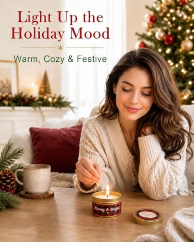 Candle Advent Calendar 2026, 24-Day Scented Candle Gift Set for Women | 100% Natural Soy Wax, 24 Different Fragrances, Daily Scent Surprises, Christmas Decor and Gifting view 4