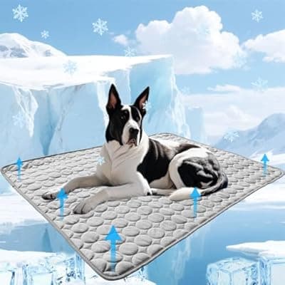 SFYWMGS Dog Cooling mat, 59’’×40’’Washable Cooling Pad for Dogs, Large Dog mat Designed for Summer, Breathable and Easy to Carry pet mat for Dogs, Cats and Pets