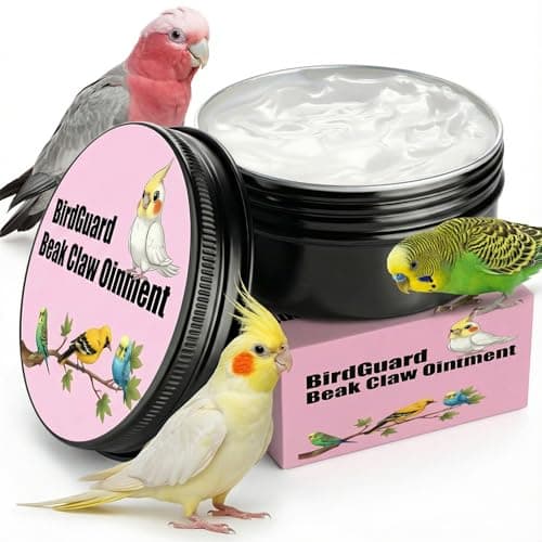 XANADU Bird Beak Oil & Feet Ointment, BirdGuard Balm for Parrot Beak Care & Cracked Claws, Moisturizing Relief for Dry Beaks & Skin, Budgies & Cockatiels