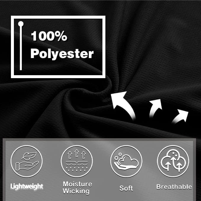 Men's Long Sleeve Sun Shirt Lightweight Workout UV Protection Quick Dry Hiking Tee Shirts Cycling Fishing Athletic Tops view 6