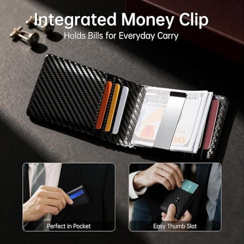 Gostwo Money Clip Wallets for Men Front Pocket Slim Card Wallet view 3