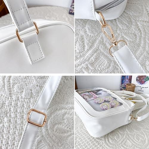 TTCAYU Ita Bag Crossbody kawaii Pin Display Bag with Insert Ita Messenger Bags Japanese Handbag Shoulder JK Purse for Girl view 4