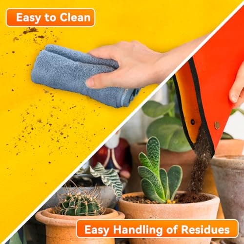 Square Succulent Gardening Tray Waterproof 26.8" x 26.8" Thickened Tidy Soil Change Mat view 4