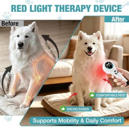 Handheld Red Light Therapy Device for Dogs Cats Horses, Pet Red Light Therapy 650nm Red 808nm Near Infrared LLLT Light Therapy Device, Humans Muscle Portable Home view 5