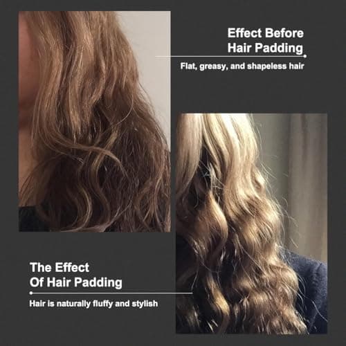 JINRI Hair Brush, Hair Iron, Pumped-Up Volume, Adjustable Temp, 360 ° Tail Rotation, Lasting Volume, for Short Or Thin Hair, Dual Voltage (100-240V), Volumizing Hair Iron, Purple, 1.38 inch view 5