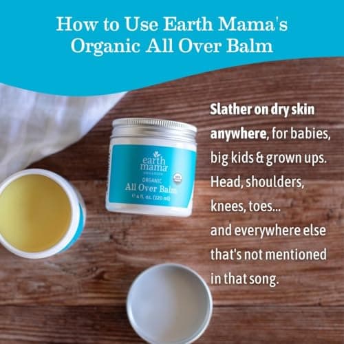 Earth Mama Organic All Over Balm - 4 oz view 5