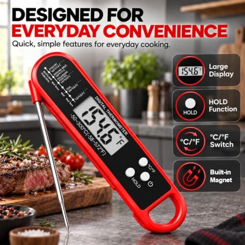 Digital Meat Thermometer Instant Read view 2