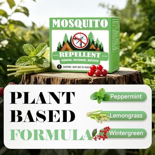 Mosquito Repellent Balls for Patio, Natural Mosquito Deterrent 48 Balls | Natural Mosquito Control for Home, Camping, Travel, Garden & Outdoor Spaces,Keep Mosquito Away view 2