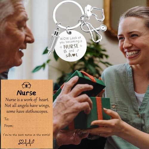 ownmysty Nurses Gifts for Women, Keychain Nurses Week Gifts for Nursing Students, Nurse Graduation Gift view 2