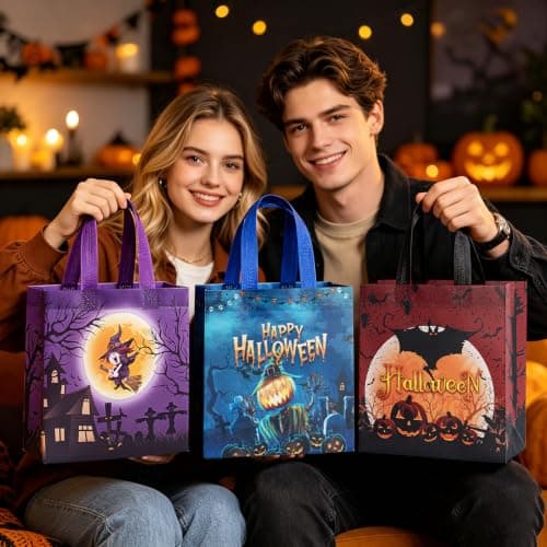 halloween trick or treat bags view 3