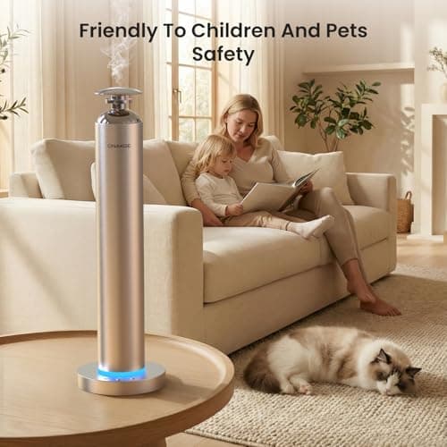 Waterless Aroma Diffuser, 8000mAh Battery Scent Air Machine for Large Room up to 1500 Sq Ft, Cold Air Diffusion Essential Oil Diffuser with App & Remote Control, Quiet Design for Home, Office, Hotel view 6