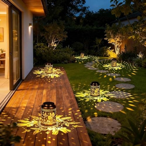 Solar Lanterns Outdoor Waterproof Hummingbird, KagoLing Birthday Gifts for Women Mom Grandma, Garden Decor Hanging Solar Lights Outdoor Metal Lantern Decoration Outside for Yard, Patio, Backyard view 5