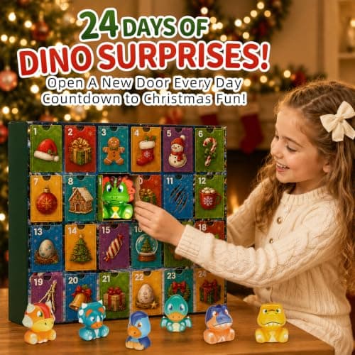 Dinosaur Squishy Advent Calendar 2026 view 4