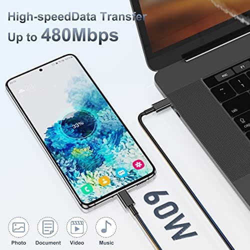 45W Super Fast Charger Type C 10ft,USB C Wall Charging and Long Android Phone Charger Cable Cord for Samsung Galaxy S26 Ultra/S26/S26+/S25 Plus/S25/S24+/S24 Ultra/S24/S23 Ultra/S22 Plus/S21/Note 20 view 6