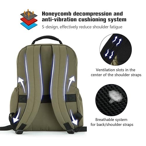 VEAGIA Tactical Travel Laptop Backpack For Men Large Heavy Duty Work Backpack Airline Approved Hiking Waterproof Backpack view 4