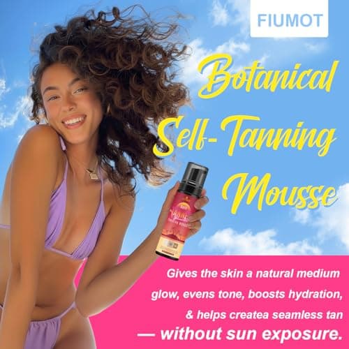 Self-Tanning Mousse for a Natural, Sun-Kissed Glow – Fast-Drying, Streak-Free, Long-Lasting Formula, 6.76 FL view 2