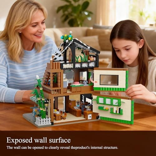 City Coffee House Building Set for Adults, 1764 PCS Café House Shop Building Block Toy with Ordering Counter Construction Model Kit Mother's Day Home Decor Birthday Gift for Girls Women Age14+ view 2