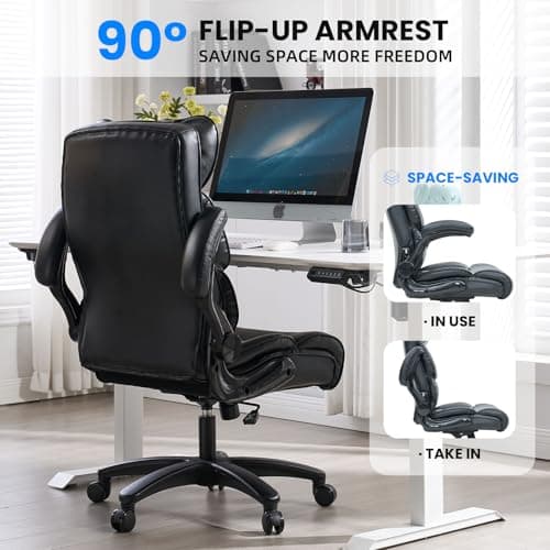 Big and Tall Office Chair 500lbs Heavy Duty Desk Chair for Heavy People view 4