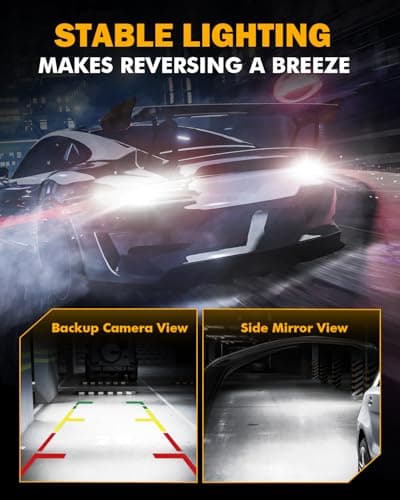 Auxbeam Upgraded 921 Bulb for Backup Reverse Light, 44W 6000 Lumens 500% Extremely Bright 912 W16W T15 Bulbs, Error Free, Pack of 2 view 5