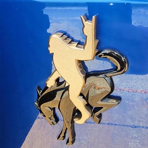 Add-A-Sasquatch Emblem for Bronco, 3x4 Inch, Adhesive Overlay Decal, 2021-2025 Models (Bronze Metallic, Stay Relaxed) view 7