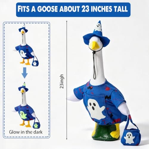 VKX Halloween Porch Goose Outfit 23 Inch Porch Goose Clothes for Holiday view 2