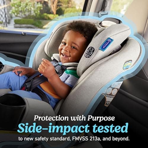Graco Extend2Fit 3-in-1 Convertible Baby Car Seat, Rear and Forward Facing, Adjustable Extension Panel for Extra Legroom, Ashten view 6