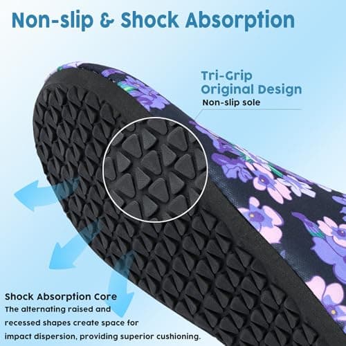 Metog Men Women Water Shoes Quick-Dry Aqua Socks Barefoot Slip-on for Beach Swim Sport Surf Yoga Exercise view 5