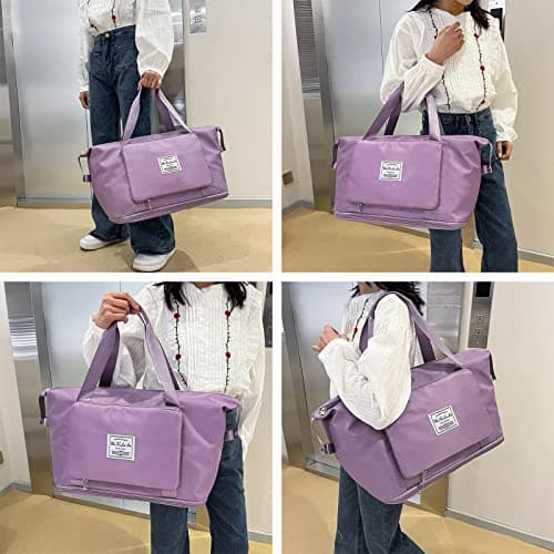 AYWVRBST Extra Large Capacity Foldable Travel Bag,Gift,Dry and Wet Separation Multifunctional Sports Shoulder Bag view 2