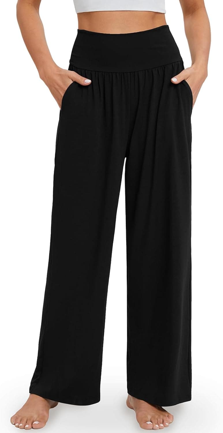 GRACYOGA Women Wide Leg Yoga Pants