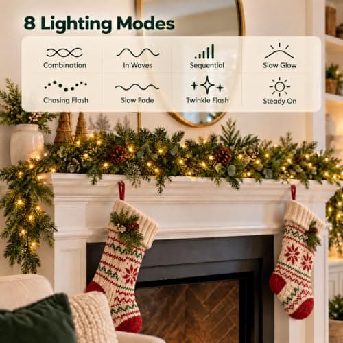 100ft Warm White String lights for Christmas view 3