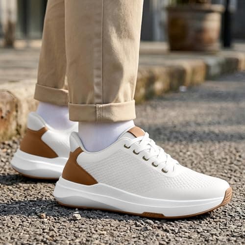 Coostar Mens Dress Sneakers Business Casual Shoes with Arch Support Orthopedic Oxfords Shoe Zapatos Casuales para Hombre view 3