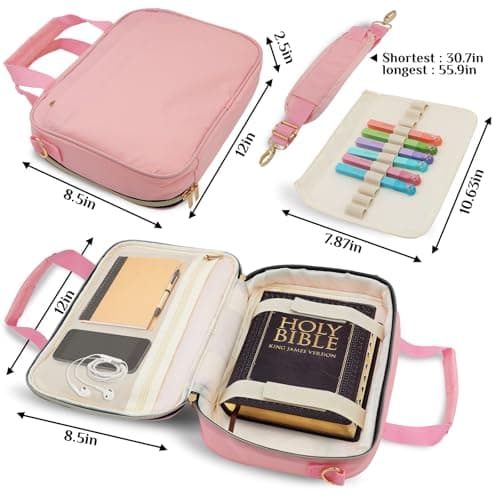 Christian Gifts for Women,Religious Gift,Catholic Gifts set,Bible Cover Case for Women & Girls view 3