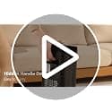 Uthfy Space Heaters for Indoor Use, 1500W Electric Room Heater for Large Room with Thermostat, 120° Oscillation&Child Lock, 24H Timer,3 Color 3D Flame,Dust Filter,ECO,Portable Tower Heater view 2