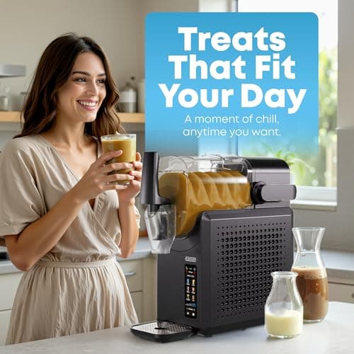 Iceman by Chefman Slush-Ease MAX 90oz Slushie Machine, 64oz Liquid Capacity Frozen Drink Maker & Slushy Machine with 5 Presets and LED Display, Perfect for Frozen Margaritas, Frappes, Smoothies view 2