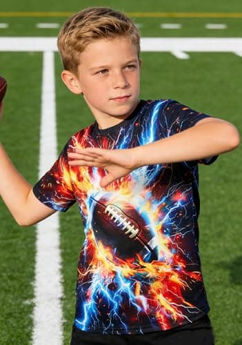 ALISISTER Boys T-Shirt Kids Cool Short Sleeve 3D Graphic Shirts for Boy 4-16T view 3