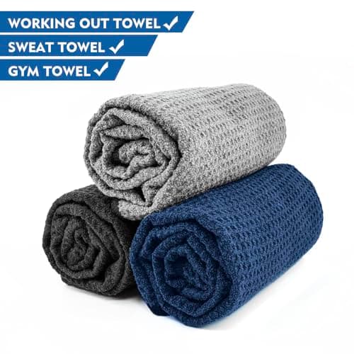 NUOYEE 3 Pack Microfiber Golf Towel Set Men Women with Carabiner Clips Waffle Golf Club Bag Towels Cleaning Rags(Small) view 6