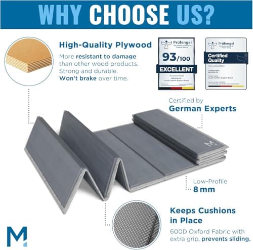 Meliusly Heavy Duty Couch Cushion Support for Sagging Cushions (24x72) Reinforced Plywood Sofa Cushion Support Board for Sagging Seat, Deep Couch Supporter for Under the Cushions, Loveseat Saver view 4