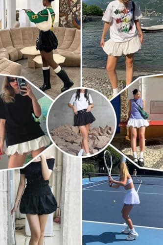 Womens Bubble Shorts Casual Summer Loose Fit Workout Athletic Skorts Wide Leg Balloon Comfy Lounge Shorts with Pockets view 5