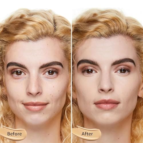 Mushroom Head Air Cushion CC Cream - BB Cream Face Makeup Foundation for Mature Skin Moisturizing Concealer Brighten Long-Lasting, Even Skin Tone for All Skin Types, Ivory Color view 2