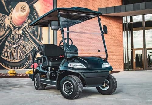 TakeLook Golf Cart Wheel Covers Hub Caps, for EZGO/Club Car/Yamaha/Star Car/Excar/Icon, 8 Inch Snap-on Installation, Set of 4, ABS Material, Matte Black, 18 Spoke Design. view 4