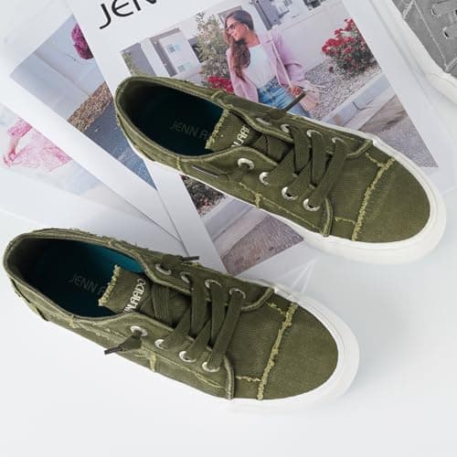 Womens Slip On Sneakers Low Tops Canvas Shoes for Women Casual Tennis Shoes Play Sneakers Fashion Shoes view 3