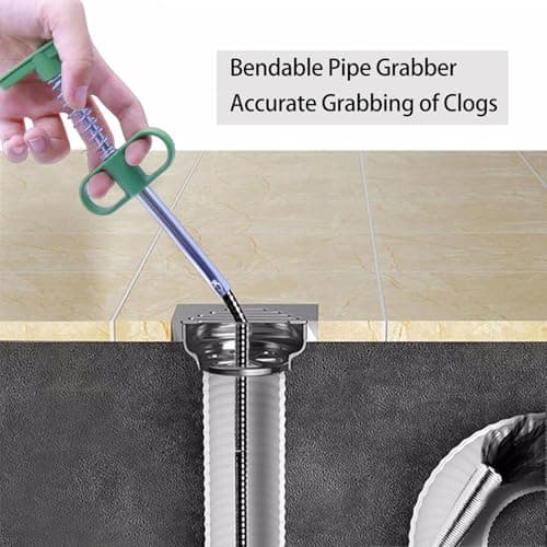 SHUOGUO Upgrade Drain Snake Hair Drain Clog Remover，76 Inch Flexible Claw Grabber Tool for Home Sink, Bathroom Tub,Drain, Toilet, Tight Spaces Unclogger Tool view 6