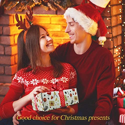 Christmas Candles, 4 Pack Scented Candles, Christmas Gifts for Women, Soy Candles Set, 120H Burning Time, Aromatherapy Candle for Meditation, Yoga, Relaxation, Bath, SPA, Ideal Gifts for Women view 6