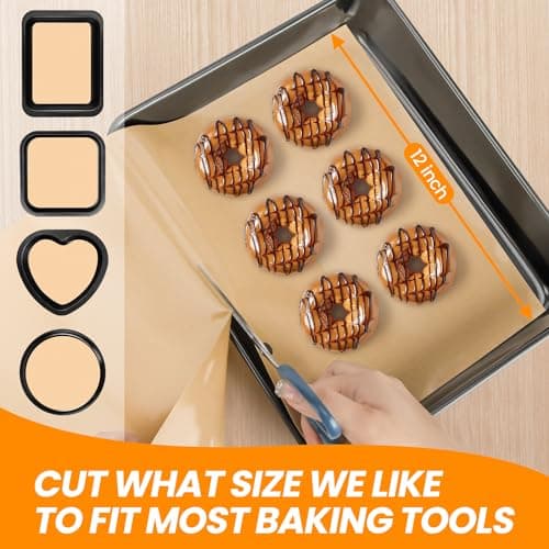 Silicone Baking Mat Roll - Best German Silicone - Heat Resistant Baking Macaron Bread Mat, Non-stick Pastry Mat, Reusable Dough Rolling Mat, Non Slip Countertop Protector Mat, Counter Mat, Oven Mat view 4