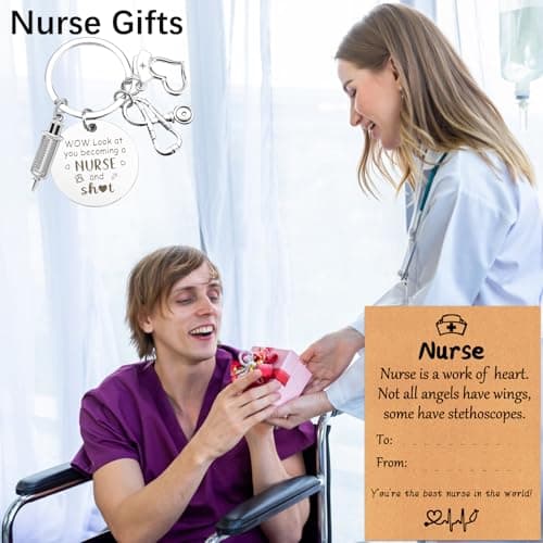 ownmysty Nurses Gifts for Women, Keychain Nurses Week Gifts for Nursing Students, Nurse Graduation Gift view 6